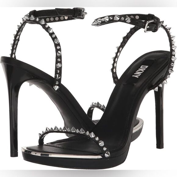 DKNY Women's Dacia Ankle Strap Heeled Sandal - Picture 1 of 3